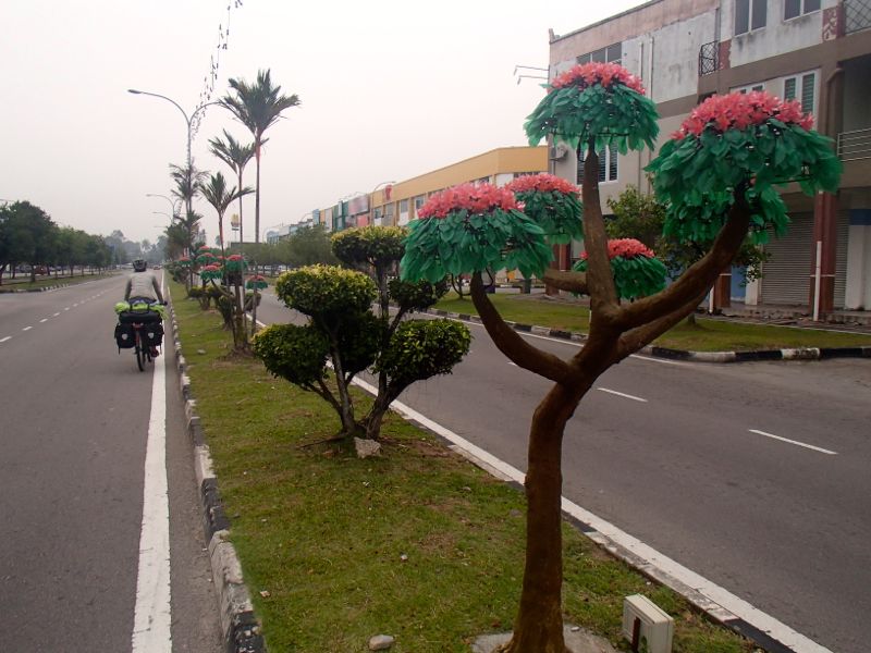 Fake plastic trees