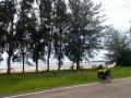 Beach side cycling